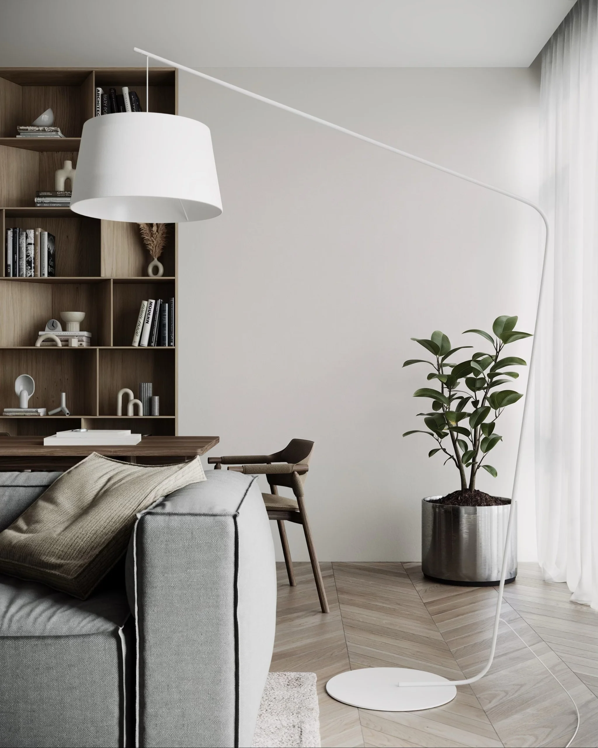 Wohnzimmer ohne Kunstwerk