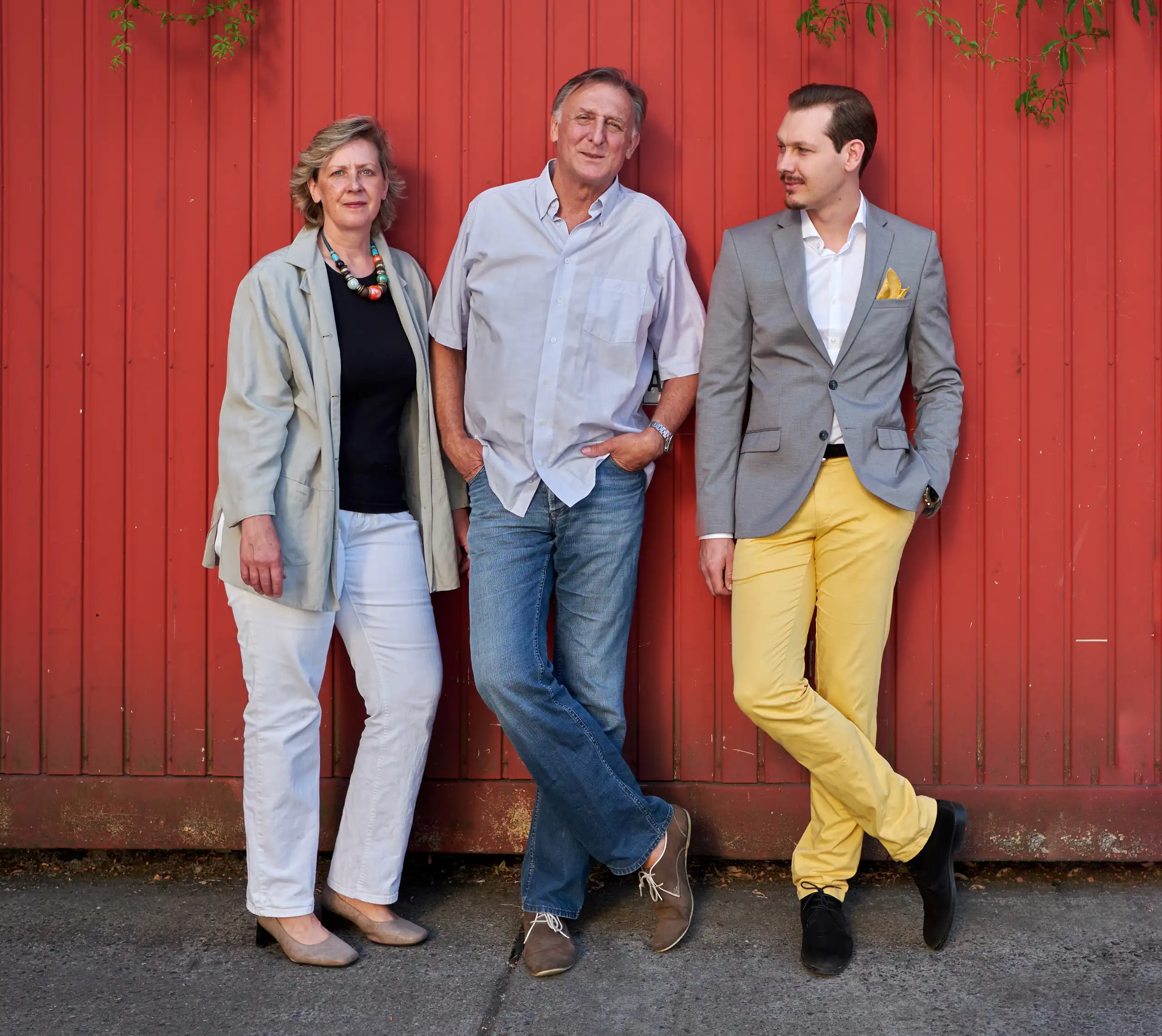 Team der Galerie ARTprotect - Oliver Lipinski, Angelika Starmann, Horst Schaefer