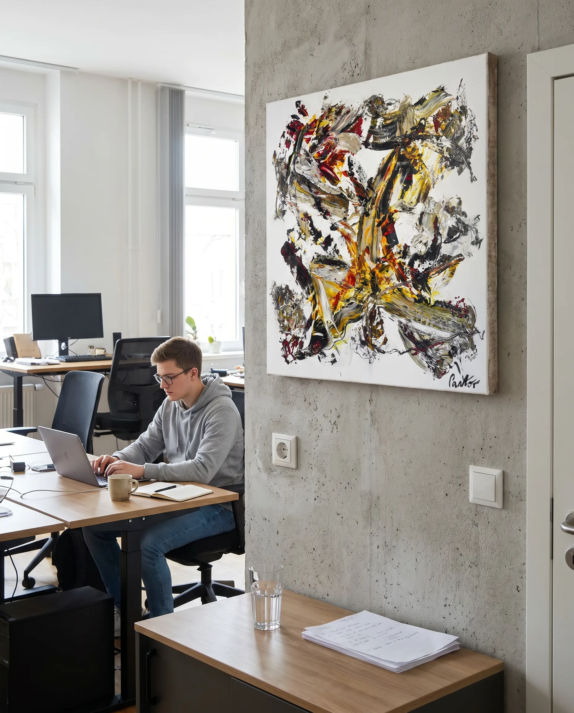 Originalgemälde von H. Pastor fürs Büro