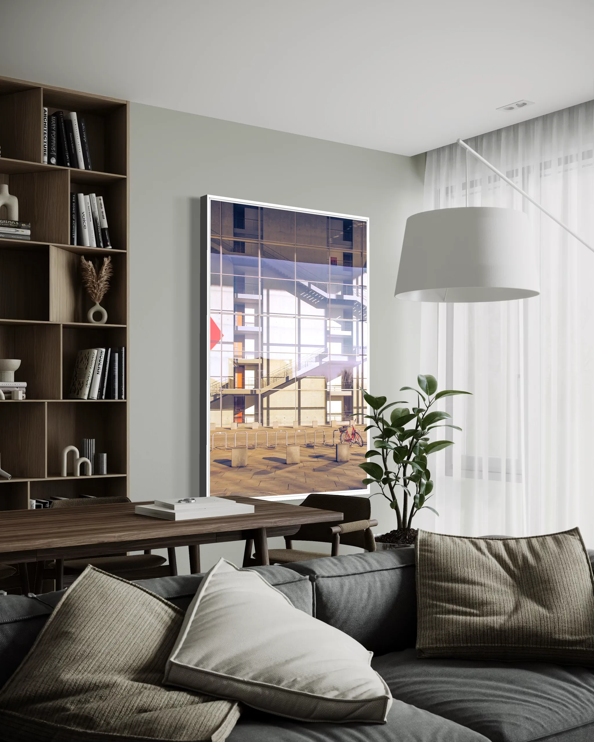 Urbane Fotokunst von Oliver Lipinski im Wohnzimmer